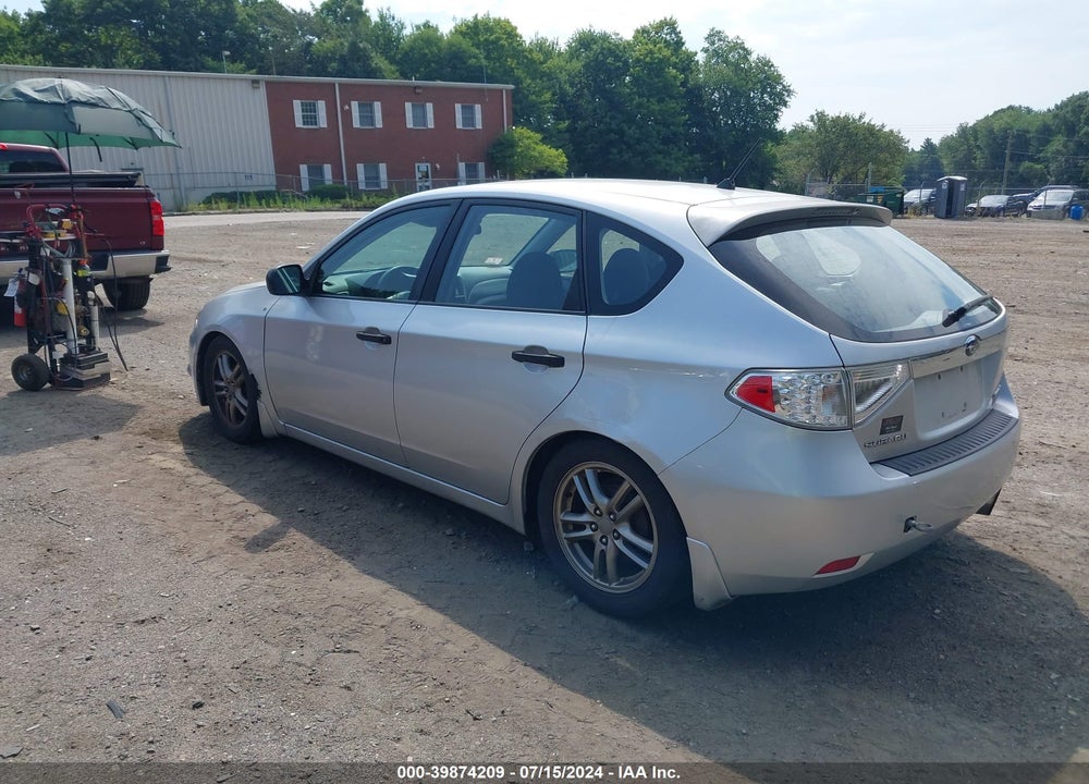 2008 SUBARU IMPREZA 2.5I VIN: JF1GH61618G805351