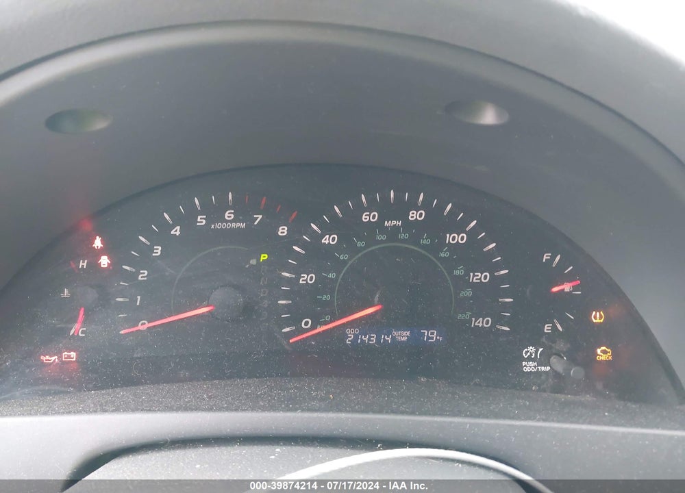 2009 TOYOTA CAMRY LE VIN: 4T1BE46K79U902947