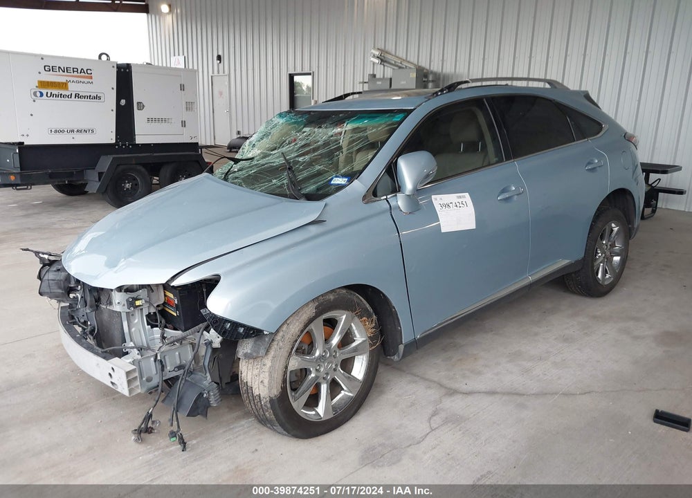 2010 LEXUS RX 350 VIN: JTJZK1BA9A2409436