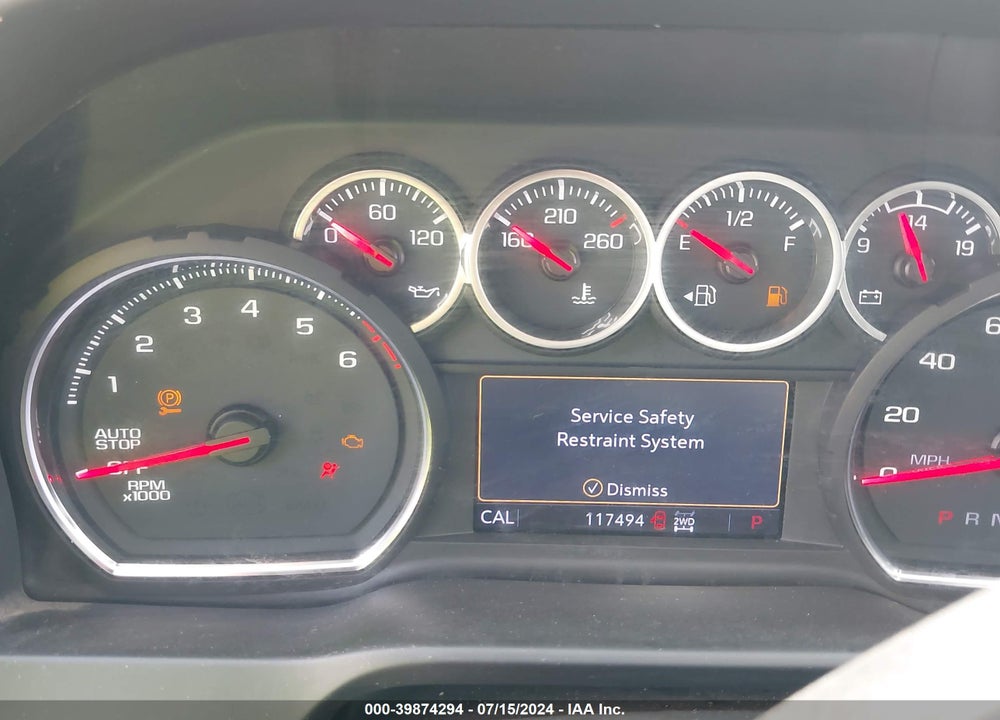 2020 CHEVROLET SILVERADO 1500 4WD SHORT BED LT VIN: 1GCUYDEDXLZ203331