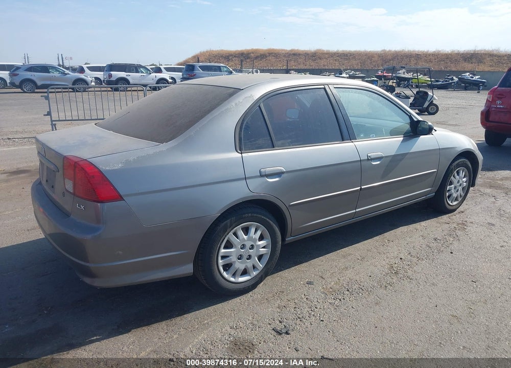 2005 HONDA CIVIC LX VIN: 2HGES155X5H614648