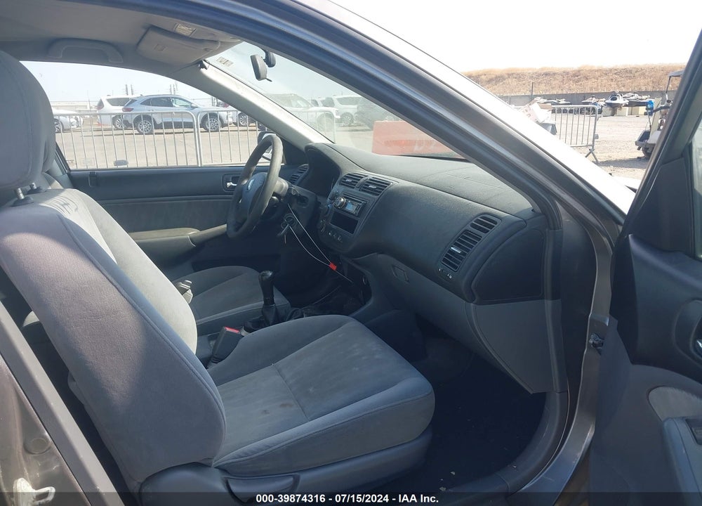 2005 HONDA CIVIC LX VIN: 2HGES155X5H614648