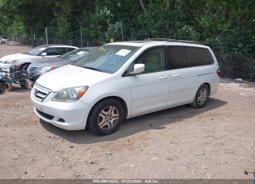 2007 HONDA ODYSSEY EX-L VIN: 5FNRL38707B414490