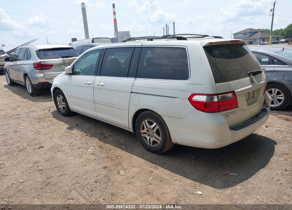 2007 HONDA ODYSSEY EX-L VIN: 5FNRL38707B414490