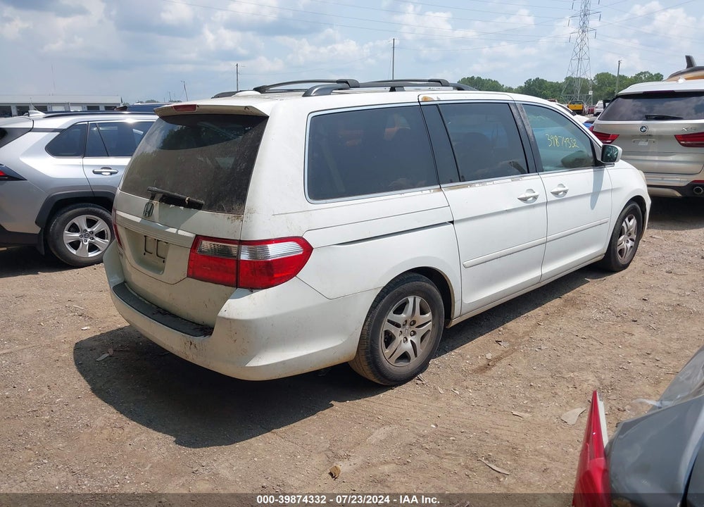 2007 HONDA ODYSSEY EX-L VIN: 5FNRL38707B414490