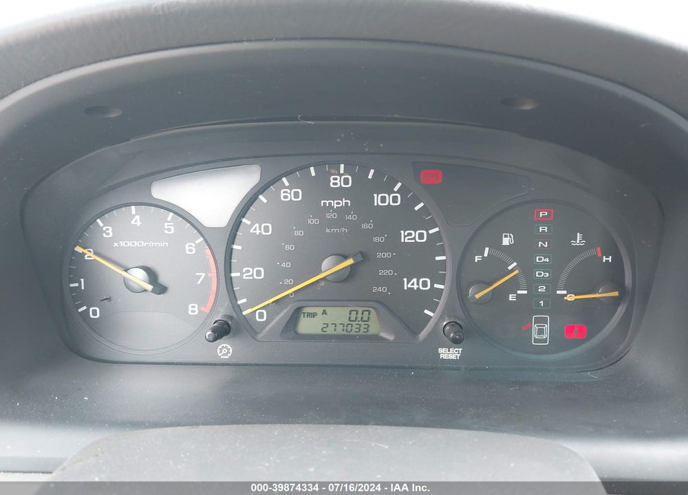 2001 HONDA ACCORD 3.0 EX VIN: 1HGCG16501A073917