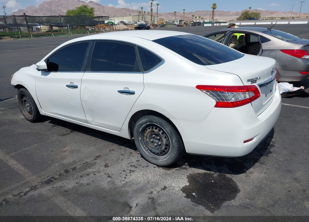 2014 NISSAN SENTRA SV VIN: 3N1AB7AP7EL614883