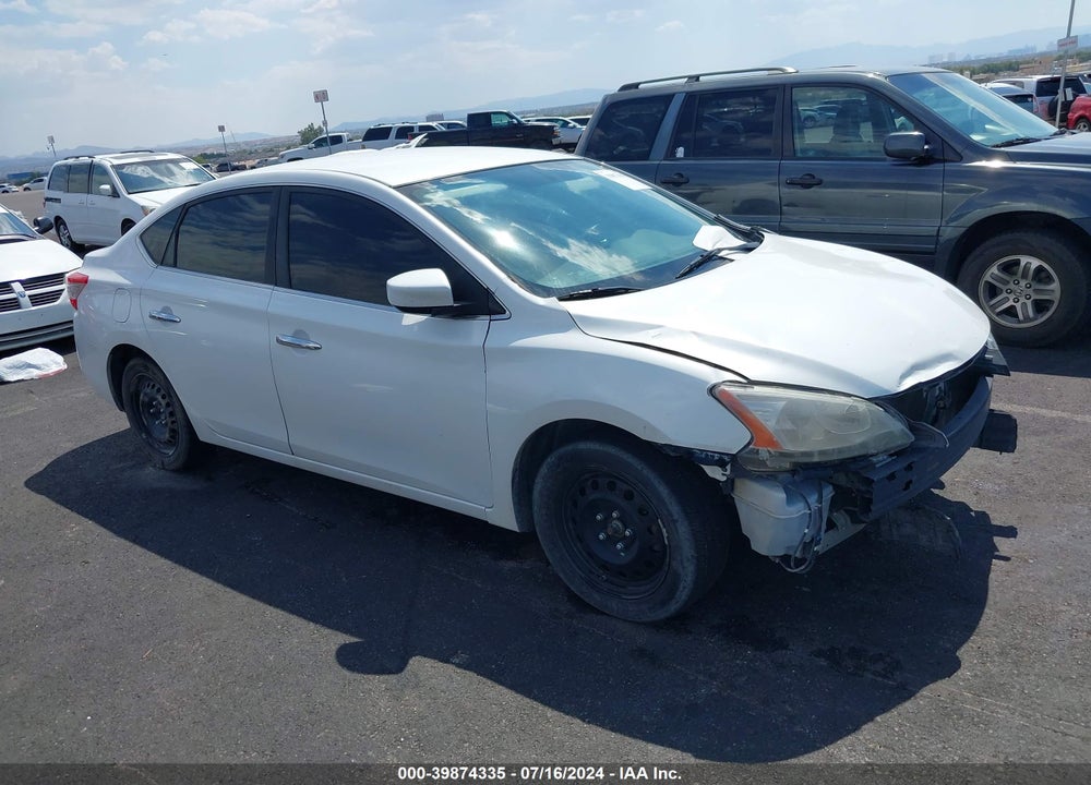 2014 NISSAN SENTRA SV VIN: 3N1AB7AP7EL614883