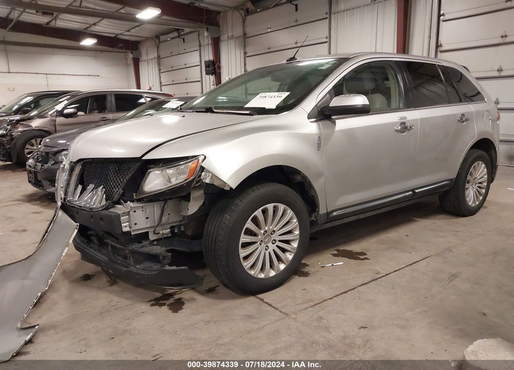 2013 LINCOLN MKX VIN: 2LMDJ6JK2DBL30017
