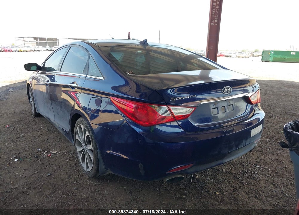 2013 HYUNDAI SONATA SE 2.0T VIN: 5NPEC4AB3DH797499