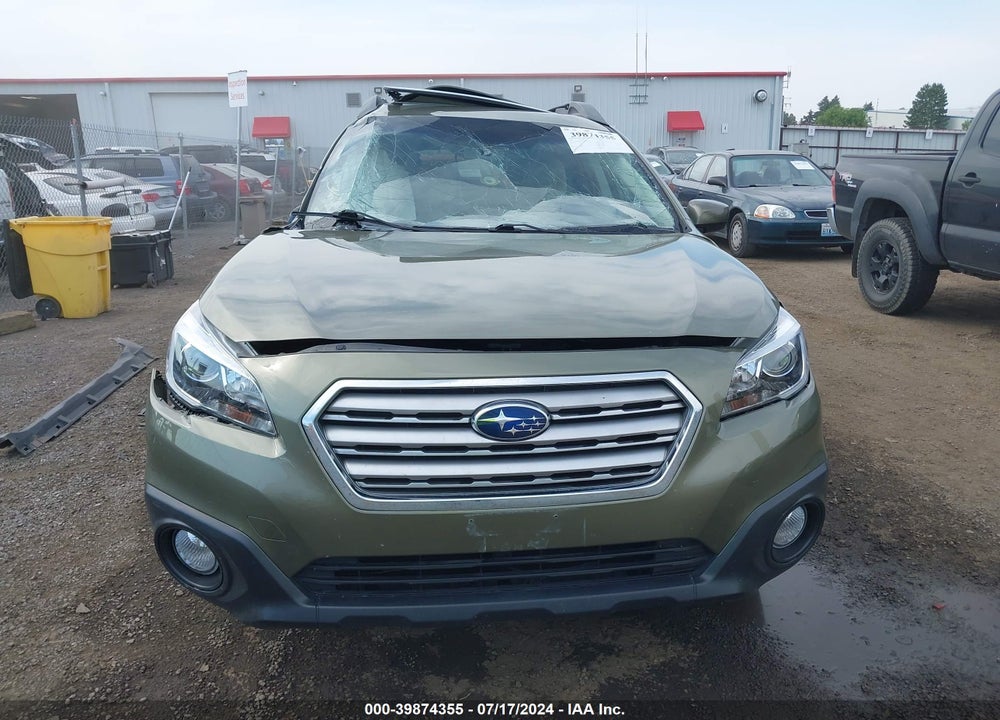 2016 SUBARU OUTBACK 2.5I PREMIUM VIN: 4S4BSBDC4G3291397