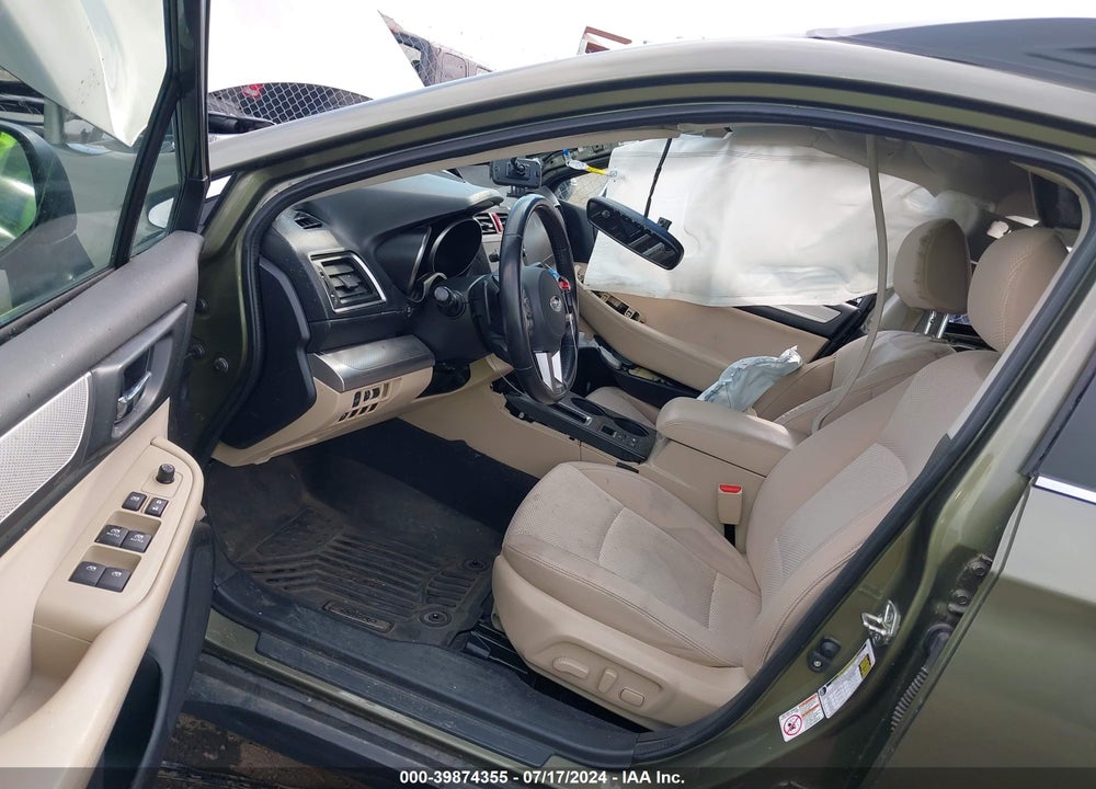 2016 SUBARU OUTBACK 2.5I PREMIUM VIN: 4S4BSBDC4G3291397