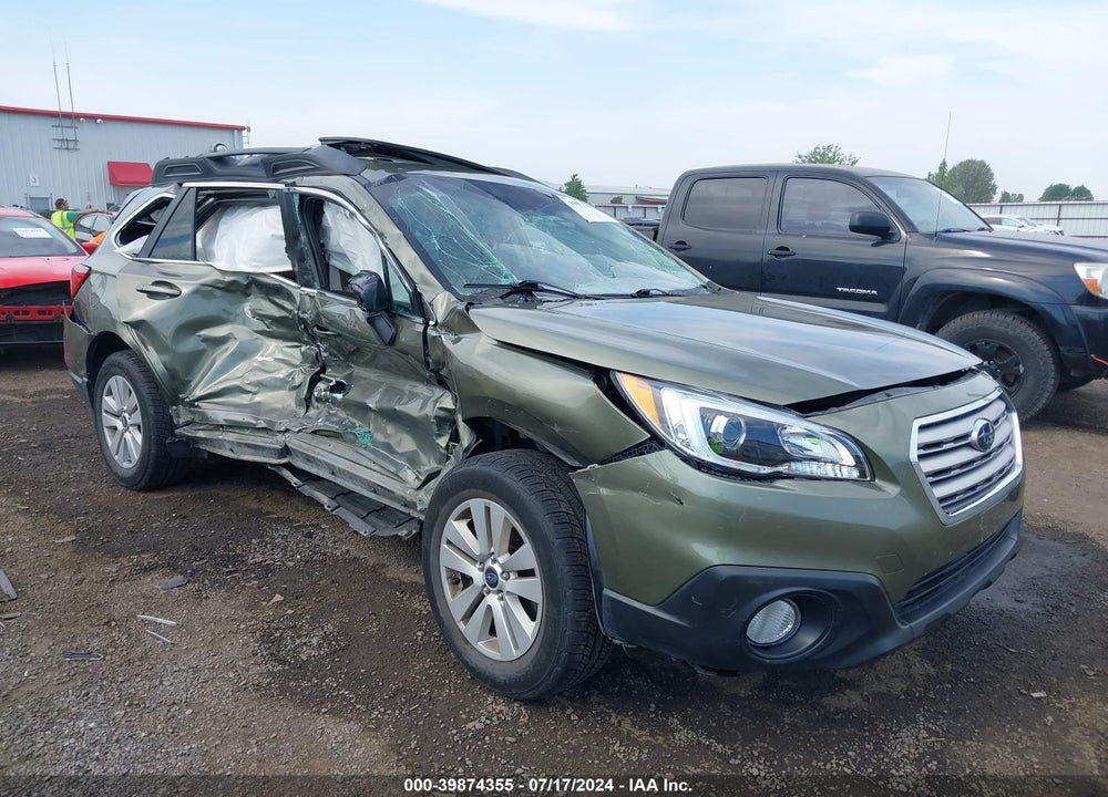 2016 SUBARU OUTBACK 2.5I PREMIUM VIN: 4S4BSBDC4G3291397