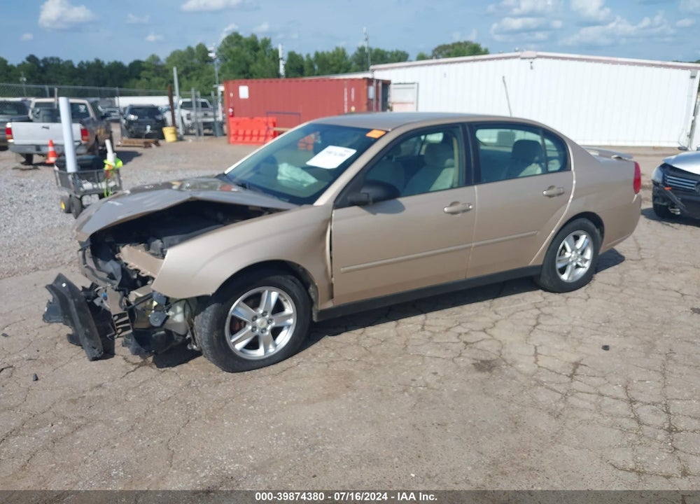 2005 CHEVROLET MALIBU LS VIN: 1G1ZT54855F200669