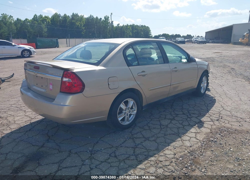 2005 CHEVROLET MALIBU LS VIN: 1G1ZT54855F200669