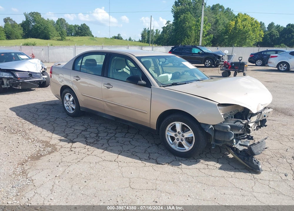 2005 CHEVROLET MALIBU LS VIN: 1G1ZT54855F200669