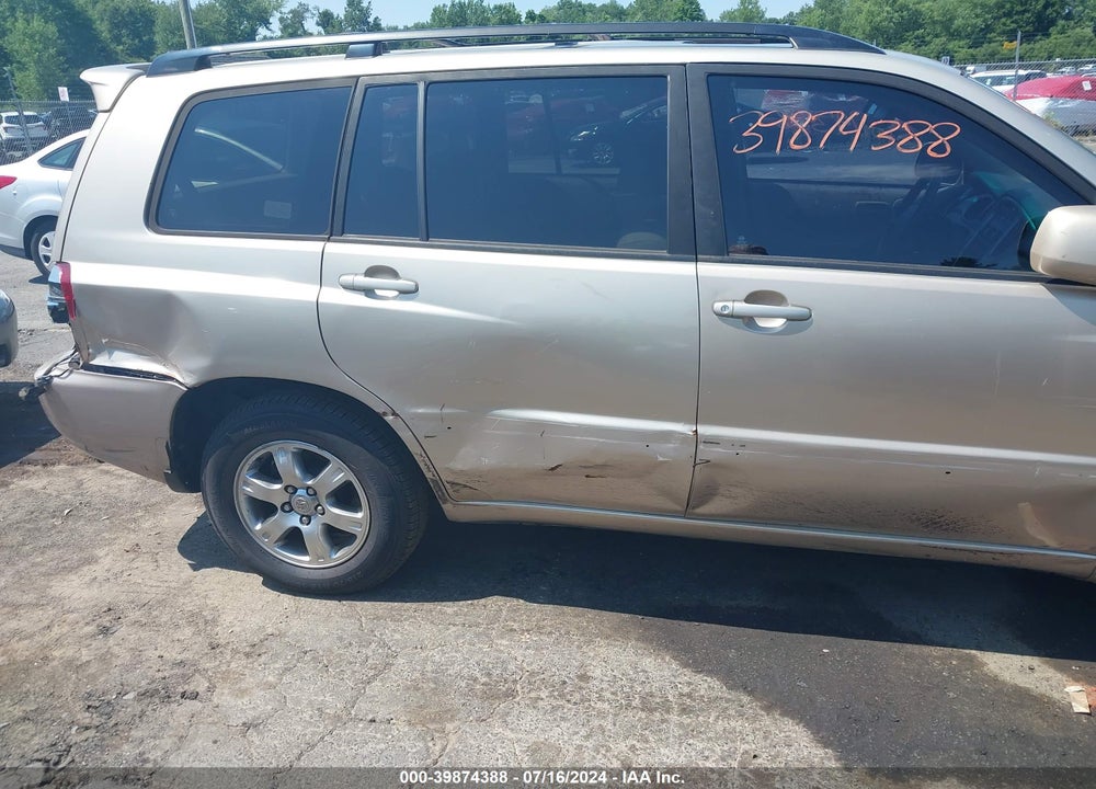 2007 TOYOTA HIGHLANDER V6 VIN: JTEEP21A470226696