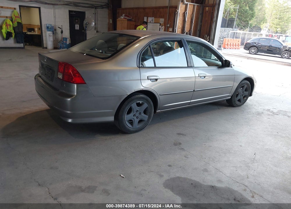 2005 HONDA CIVIC EX VIN: 2HGES26735H574256