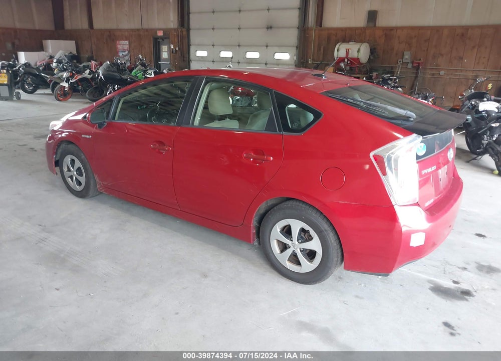 2012 TOYOTA PRIUS THREE VIN: JTDKN3DU0C5481223
