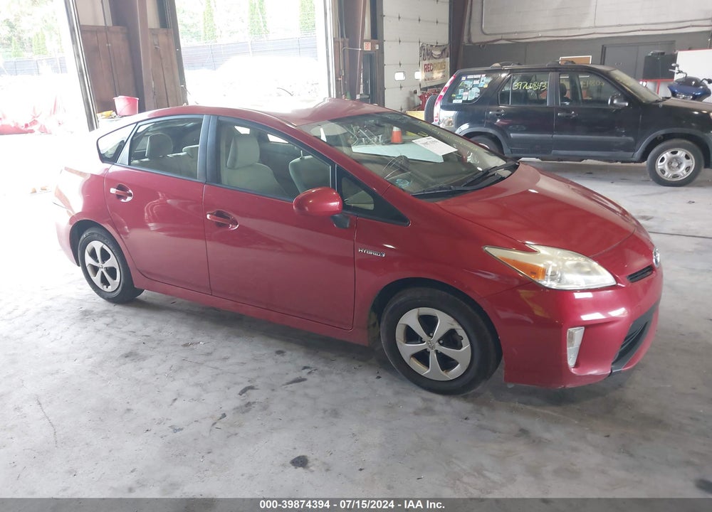 2012 TOYOTA PRIUS THREE VIN: JTDKN3DU0C5481223