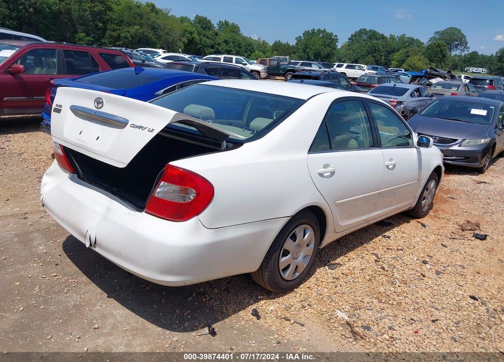 2003 TOYOTA CAMRY LE VIN: 4T1BE30K63U224797