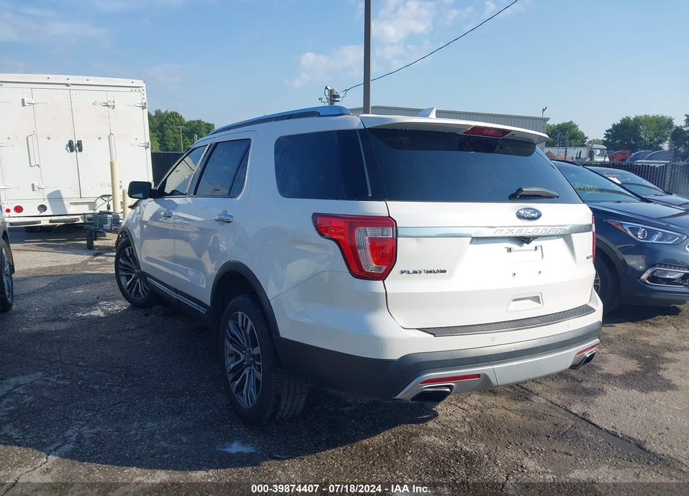 2016 FORD EXPLORER PLATINUM VIN: 1FM5K8HT8GGC71527