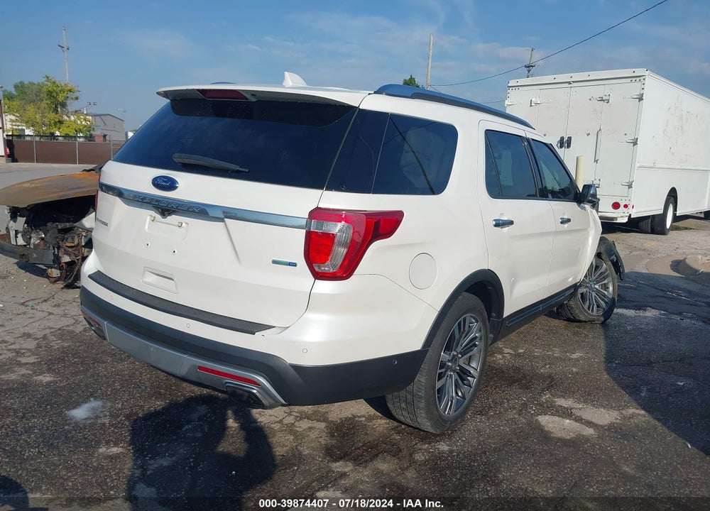 2016 FORD EXPLORER PLATINUM VIN: 1FM5K8HT8GGC71527