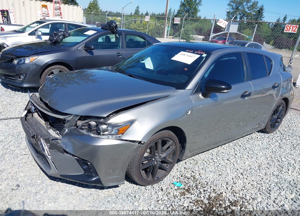 2016 LEXUS CT 200H VIN: JTHKD5BH7G2272877