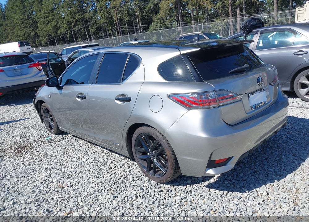 2016 LEXUS CT 200H VIN: JTHKD5BH7G2272877
