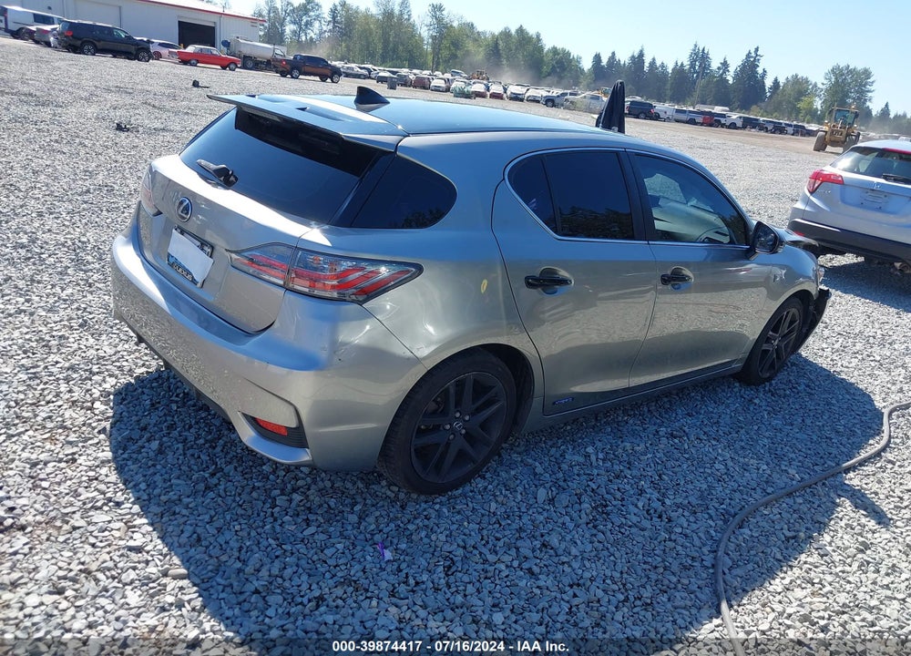 2016 LEXUS CT 200H VIN: JTHKD5BH7G2272877