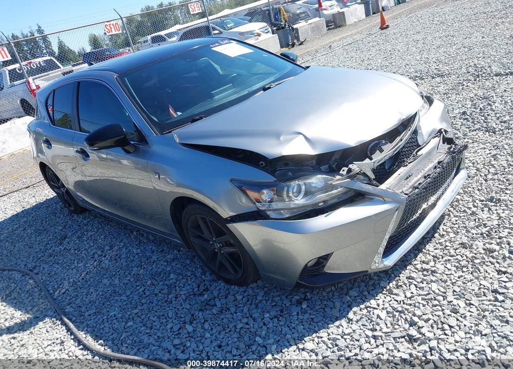 2016 LEXUS CT 200H VIN: JTHKD5BH7G2272877