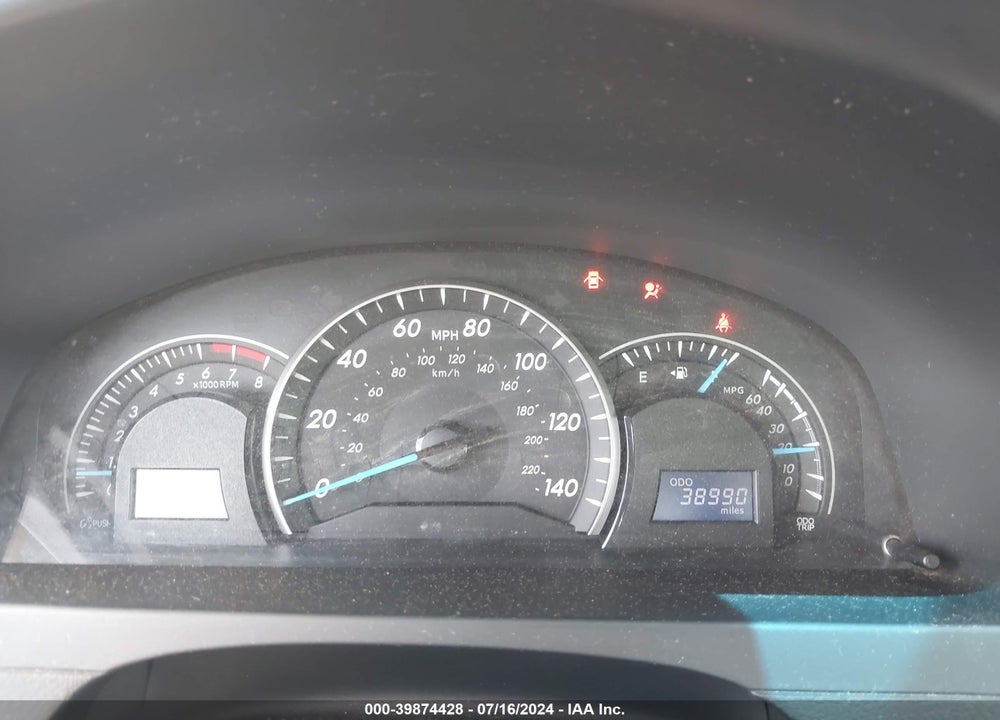 2013 TOYOTA CAMRY LE VIN: 4T1BF1FK4DU287990