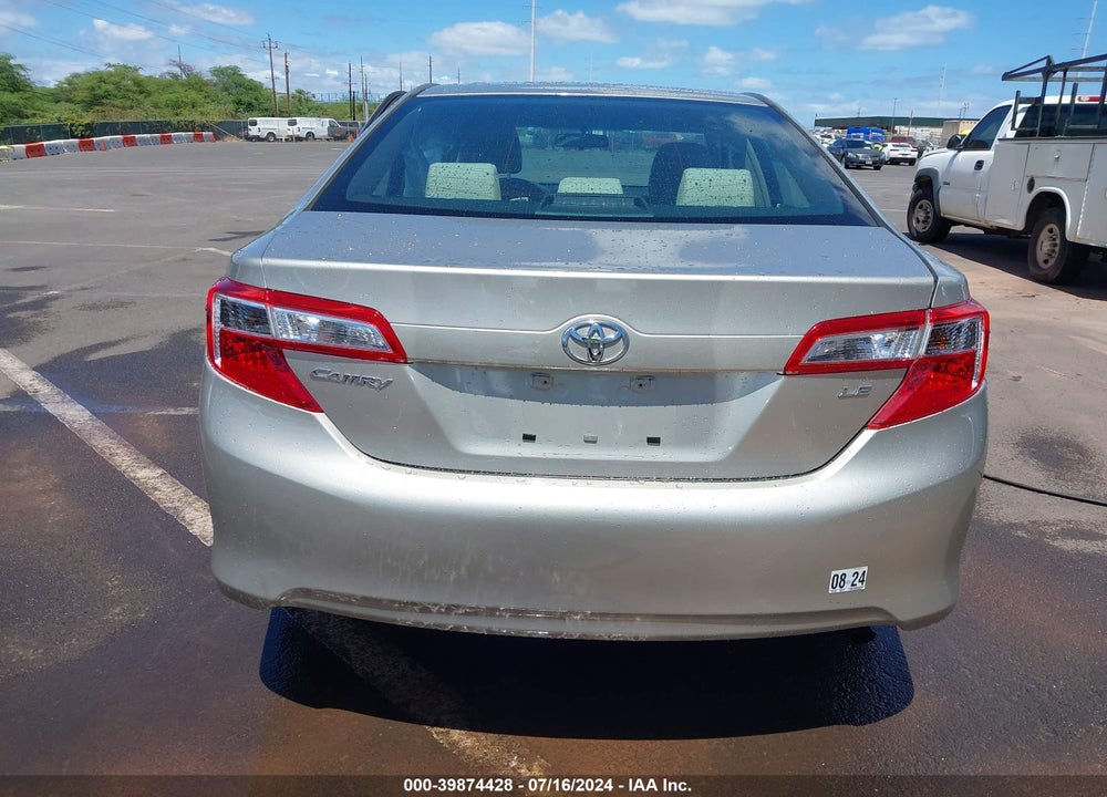 2013 TOYOTA CAMRY LE VIN: 4T1BF1FK4DU287990