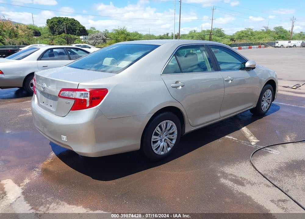 2013 TOYOTA CAMRY LE VIN: 4T1BF1FK4DU287990