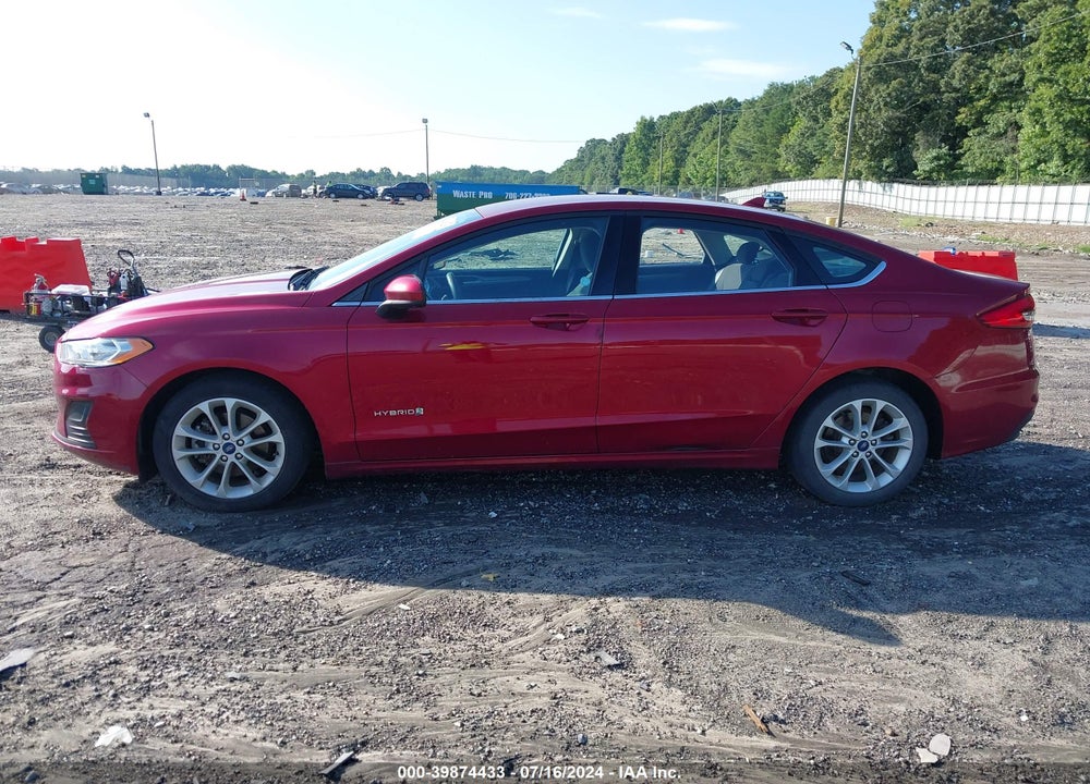 2019 FORD FUSION HYBRID SE VIN: 3FA6P0LU9KR242458