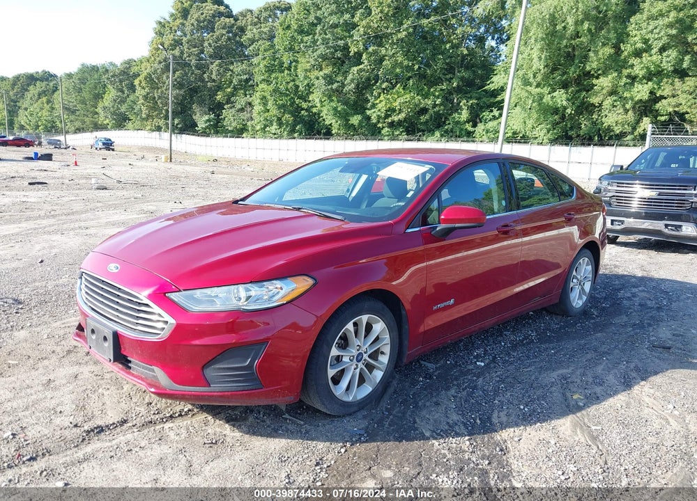 2019 FORD FUSION HYBRID SE VIN: 3FA6P0LU9KR242458