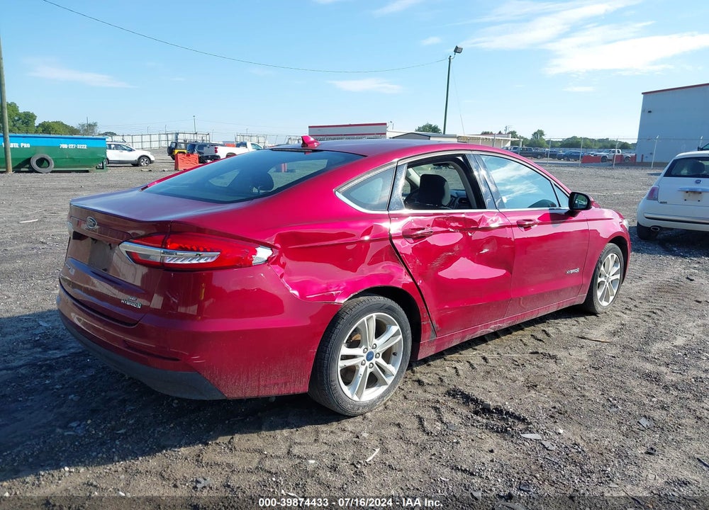 2019 FORD FUSION HYBRID SE VIN: 3FA6P0LU9KR242458