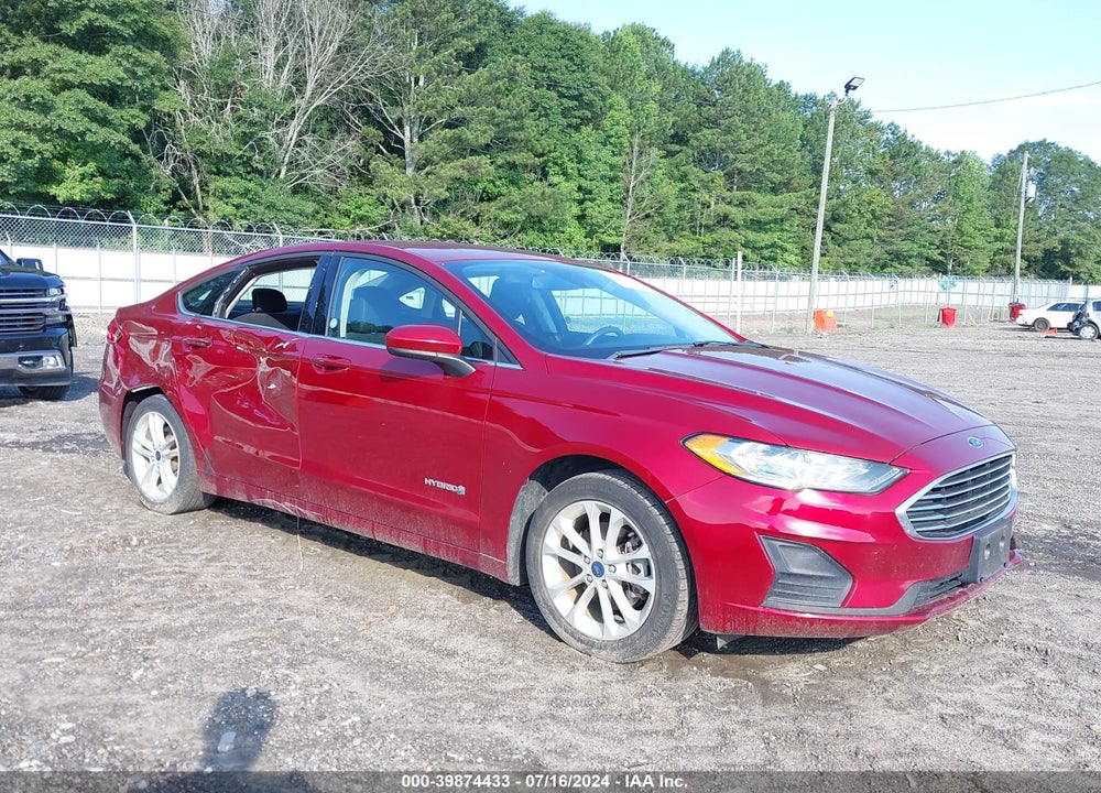 2019 FORD FUSION HYBRID SE VIN: 3FA6P0LU9KR242458