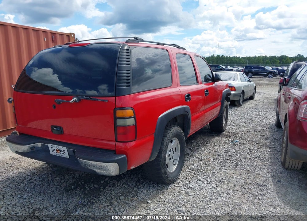 2005 CHEVROLET TAHOE LT VIN: 1GNEK13T15R233312