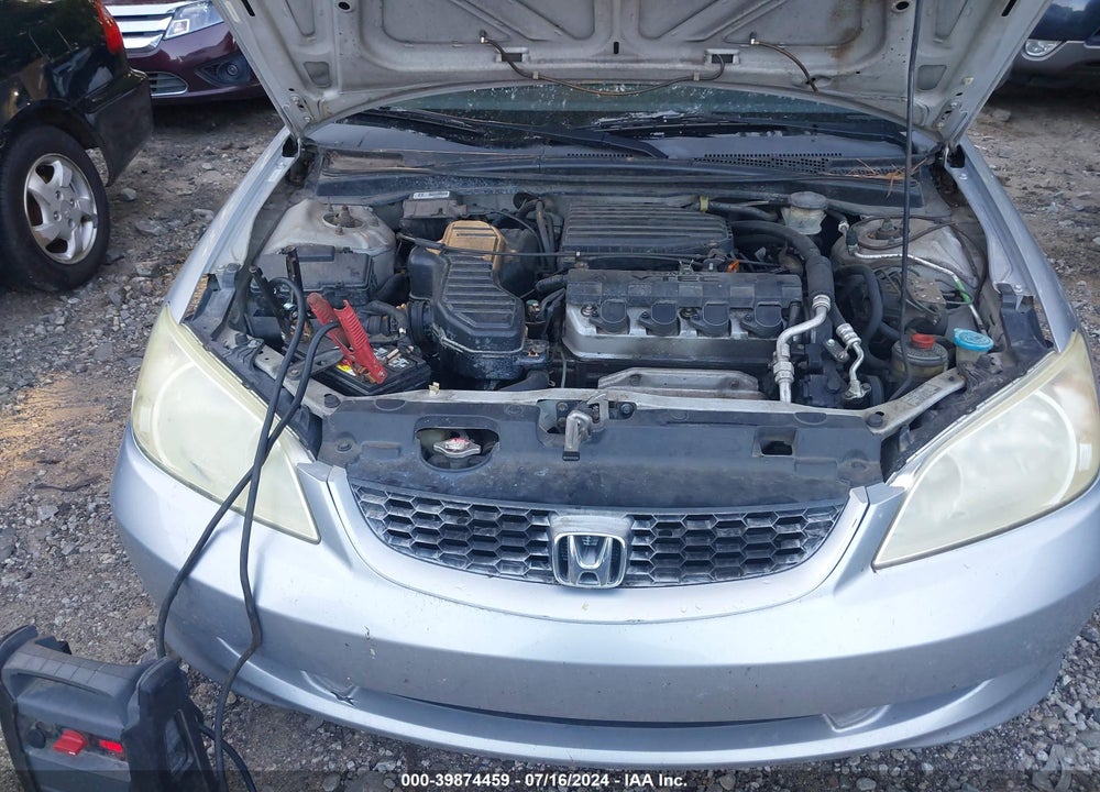2005 HONDA CIVIC EX VIN: 1HGEM22995L037105