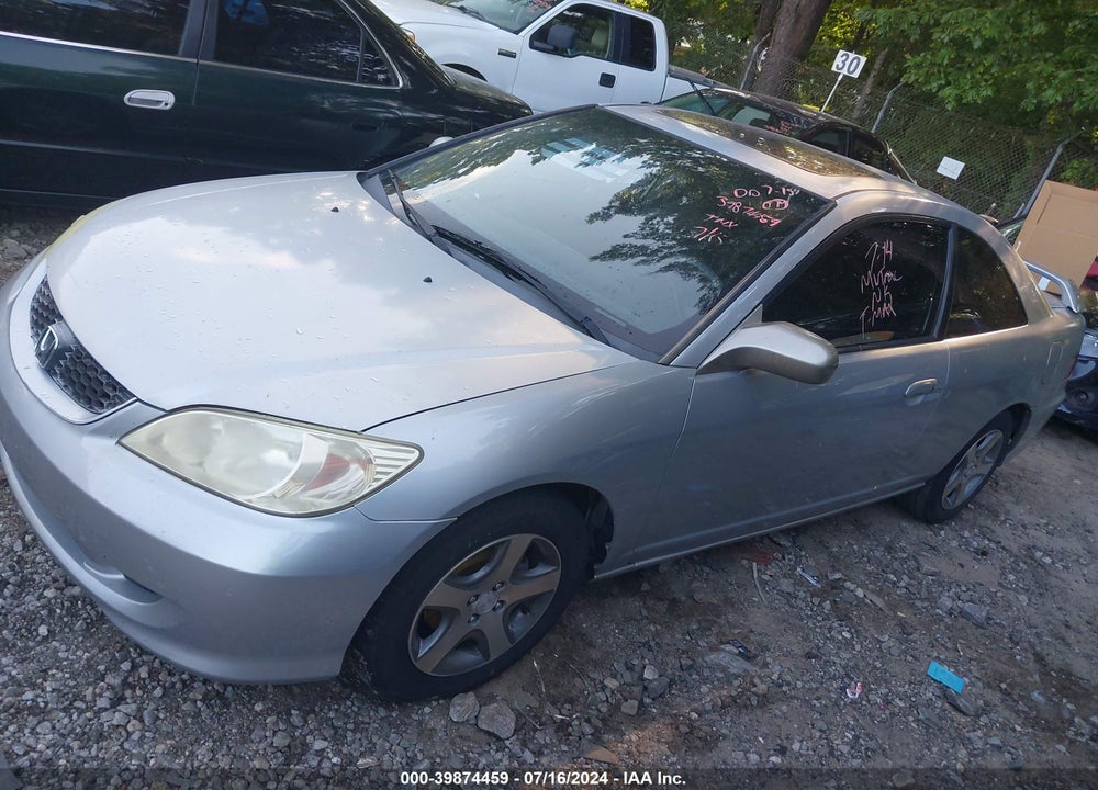 2005 HONDA CIVIC EX VIN: 1HGEM22995L037105