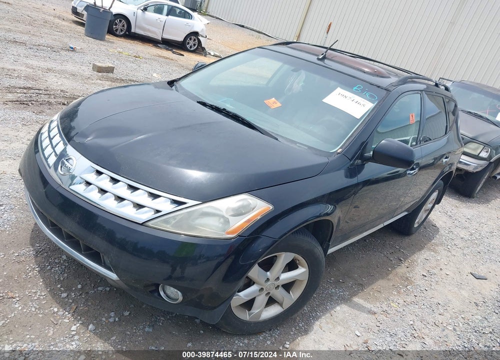 2006 NISSAN MURANO SL VIN: JN8AZ08T36W412366