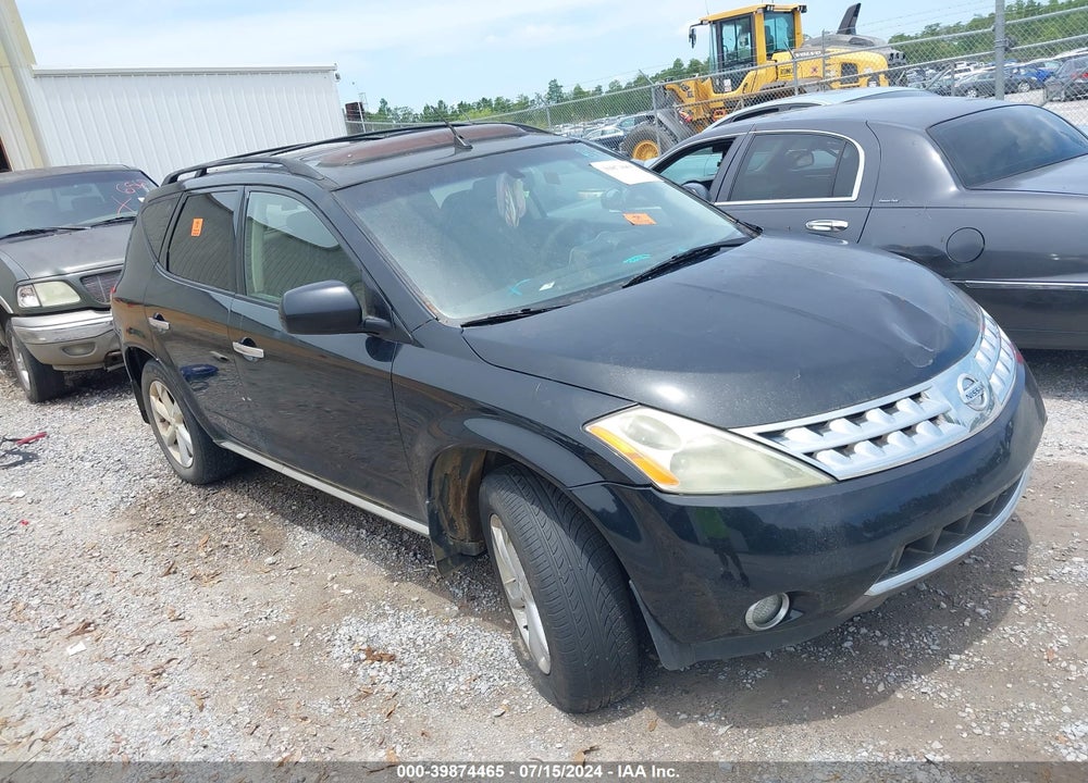 2006 NISSAN MURANO SL VIN: JN8AZ08T36W412366