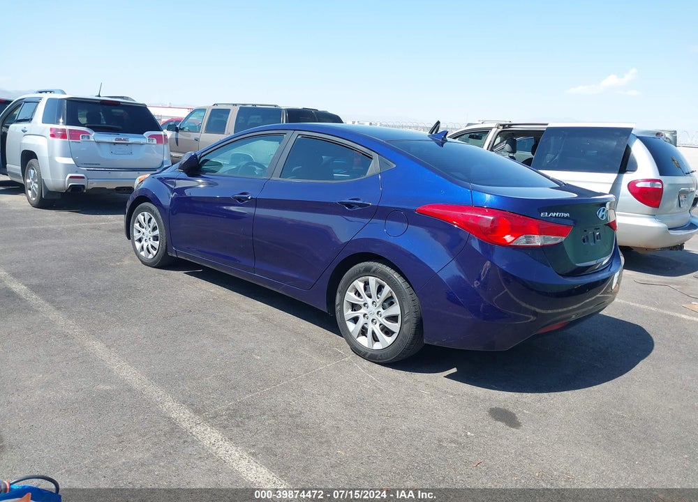 2011 HYUNDAI ELANTRA GLS VIN: 5NPDH4AE3BH029641
