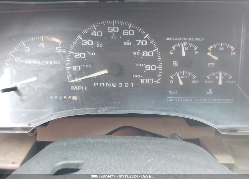 1995 GMC SIERRA C1500 VIN: 1GTEC14Z0SZ530639