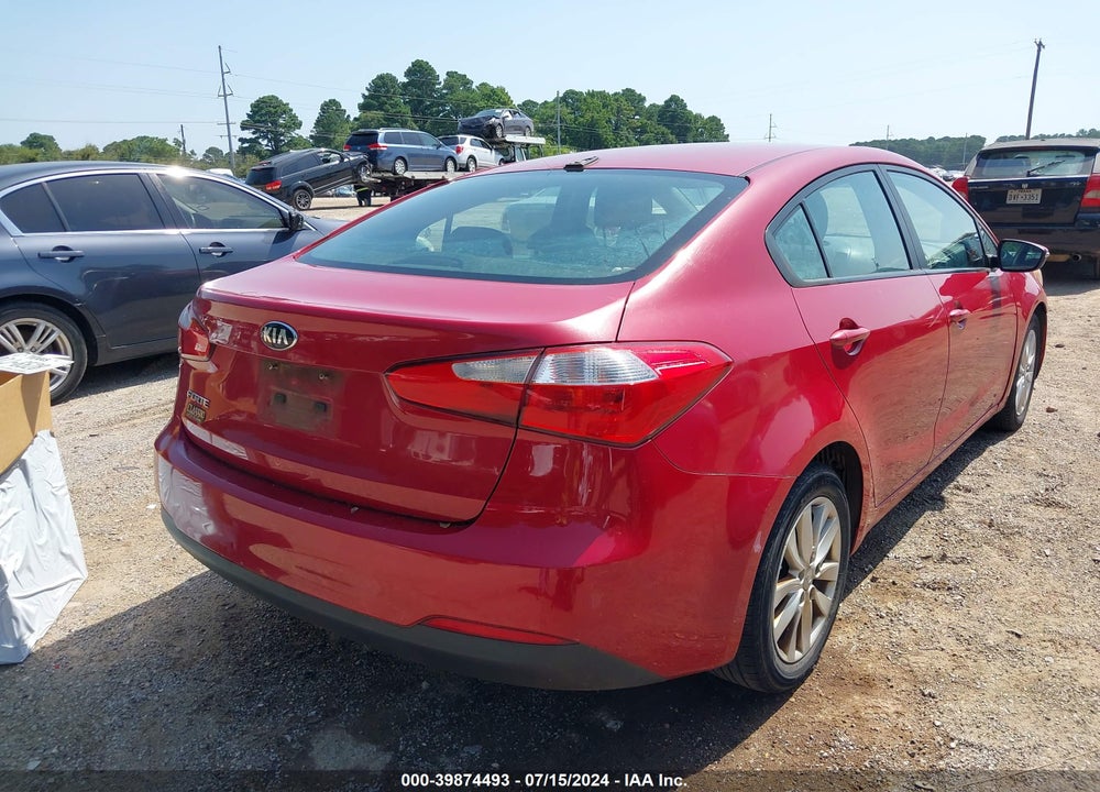 2015 KIA FORTE LX VIN: KNAFX4A67F5381368