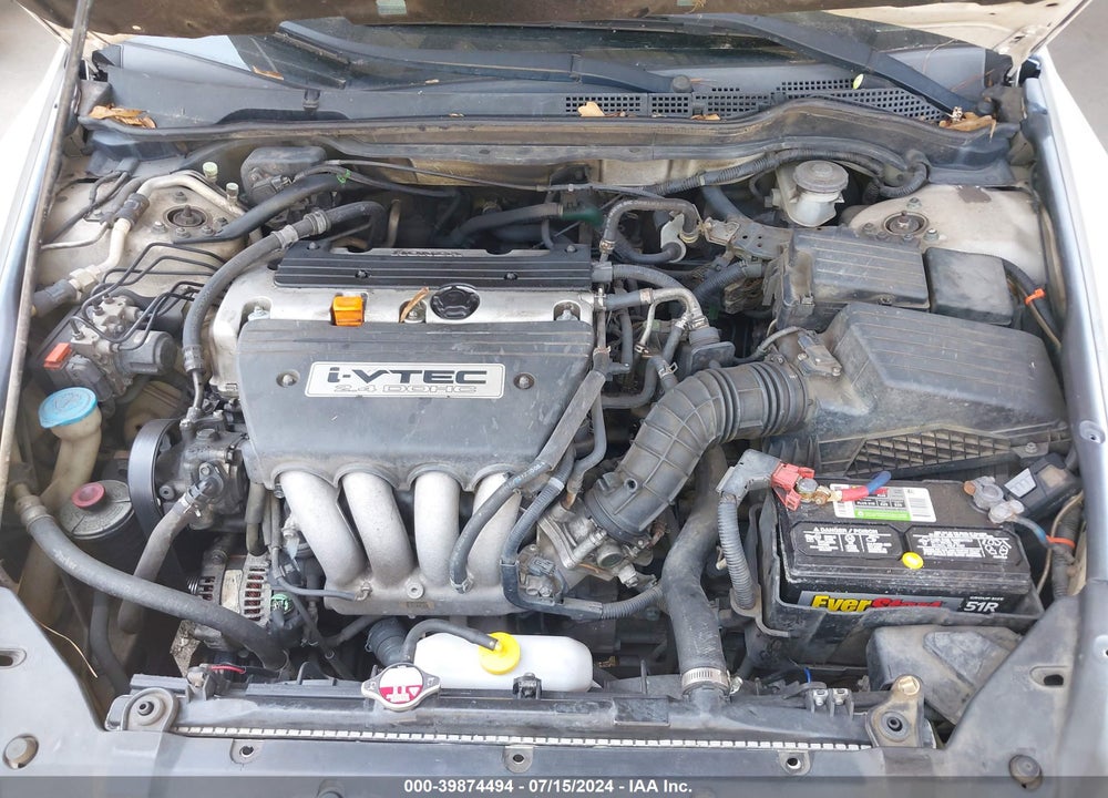 2007 HONDA ACCORD 2.4 EX VIN: 1HGCM56767A144578