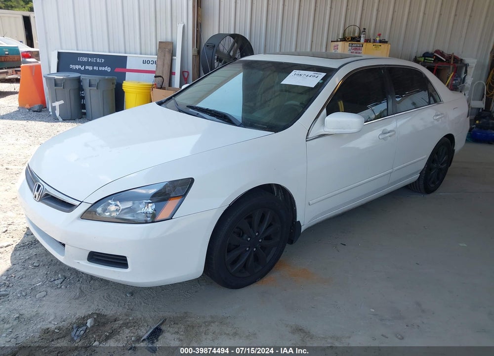 2007 HONDA ACCORD 2.4 EX VIN: 1HGCM56767A144578