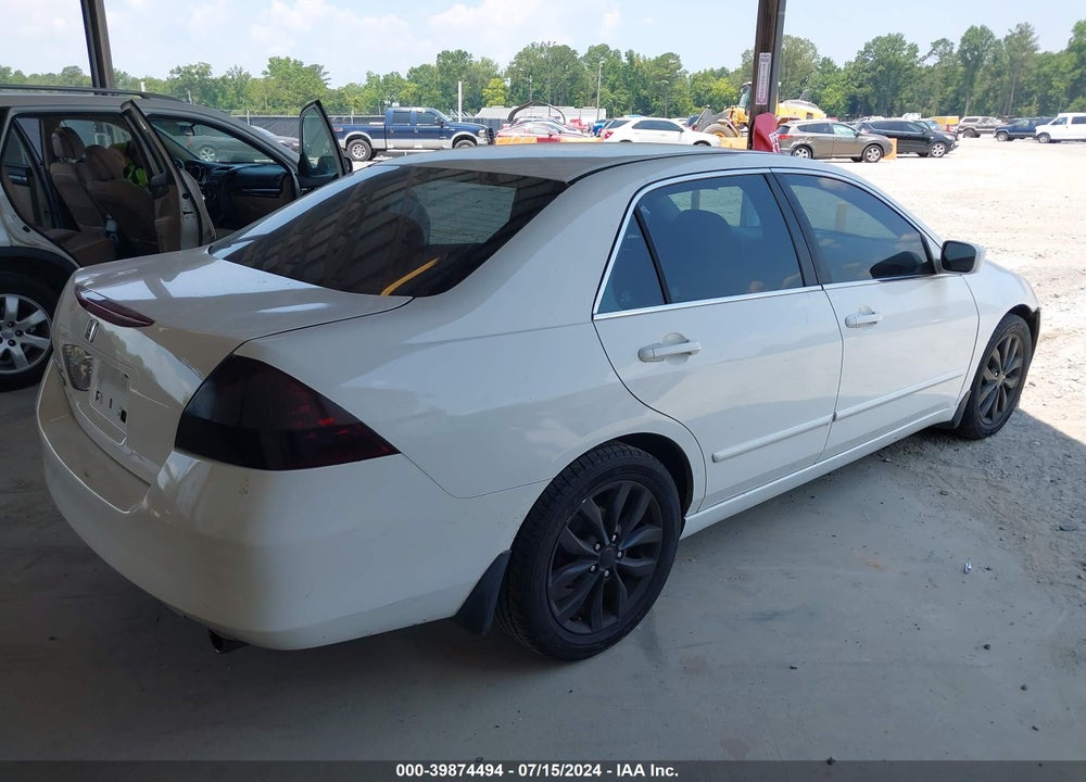 2007 HONDA ACCORD 2.4 EX VIN: 1HGCM56767A144578