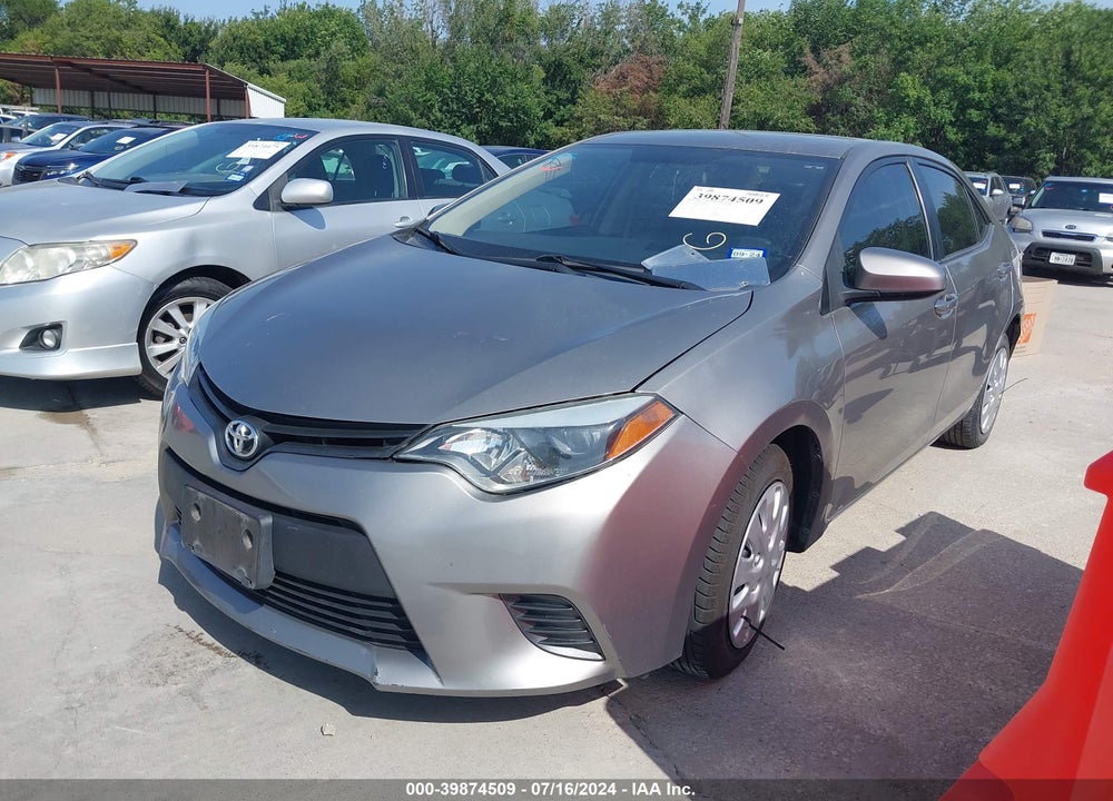 2016 TOYOTA COROLLA LE VIN: 5YFBURHE8GP451033